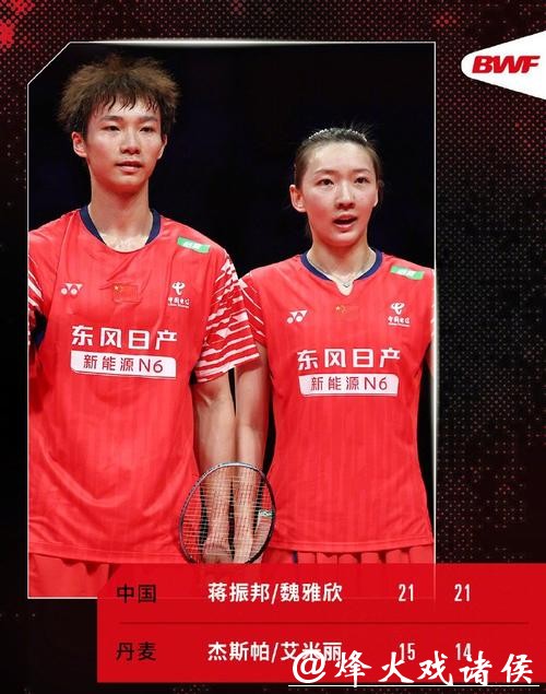 中国队提前锁定马来西亚羽毛球公开赛混双冠军